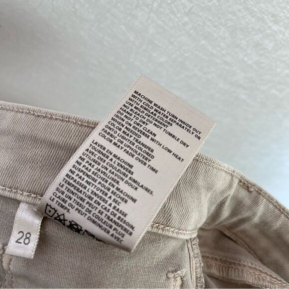 L’AGENCE Margot High Rise Skinny Jeans in Biscuit 28 - Picture 6 of 7